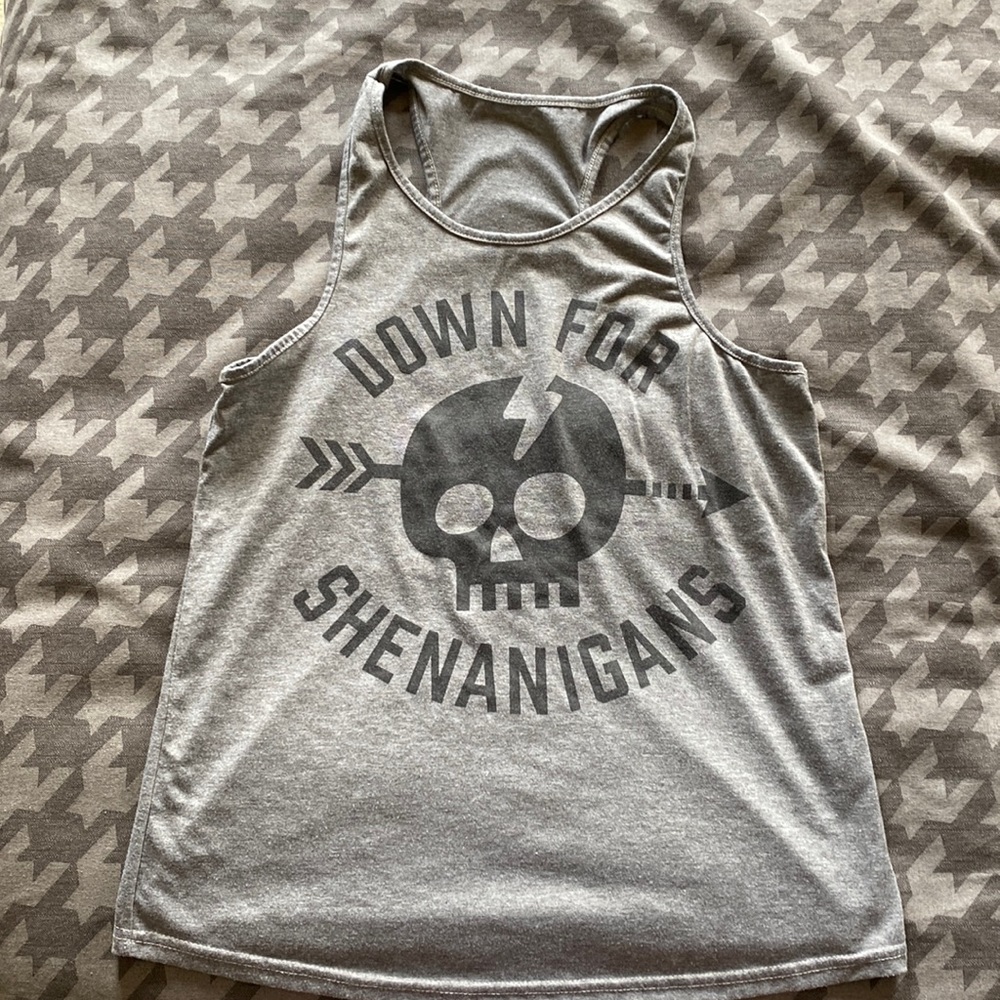 Lightweight grey tank top